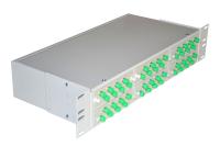 Кросс распределительный стоечный КРС, 19', 2U, 48, SM, укомплектованный 48 FC/APC