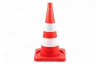 Конус сигнальный КС 2.6 с 2 комбинированными полосами