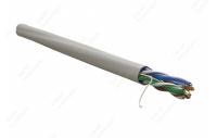 WRline WR-UTP-4P-C5E-L-PVC-GY Кабель витая пара, неэкранированный U/UTP, категория 5e, 4 пары (0,48 мм), одножильный, внутренний, PVC нг(А)-LS, серый, 305 м