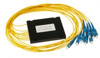 Оптический сплиттер PLC 1х8, SM, 2.0mm, 0.5M, корпус, SC/UPC