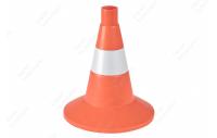 Конус сигнальный КС 1.6 с 1 светоотражающей полосой