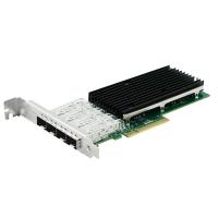 Сетевая карта 10Gigabit Ethernet, 4 SFP+ порта, 4*10G Base-X, 10 Гбит/с, Intel xl710