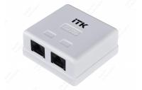 CS2-1C5EU-22 ITK Настенная инф. розетка RJ45, кат.5Е UTP, 2-порта