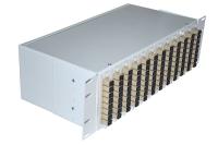 Шкаф кроссовый оптический стоечный ШКОС, 19', 3U, 96, MM, укомплектованный 96 SC/PC