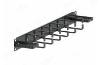 Органайзер кабельный горизонтальный 8 колец 19"  ОКГ-8-19"-1U