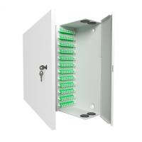 Шкаф кроссовый оптический настенный ШКОН, 96, MM, укомплектованный 96 ST/PC