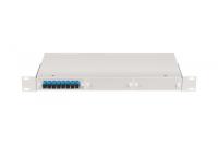 Кросс распределительный стоечный КРС, 19", 1U, 24 SM, укомплектованный 8 SC/UPC
