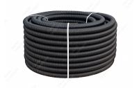 Труба ССД-Пайп Электро НГ,OD=63 мм, 800N, SN22, с протяжкой (бухта 100 м) Труба полимерная жёсткая гофрированная спиральная не распространяющая горение