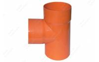 020200 Тройник для двустенных труб 90°, полипропилен, d=200мм