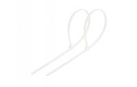 07-0252 Хомут-стяжка кабельная нейлоновая REXANT 250 x7,6 мм, белая, упаковка 100 шт.