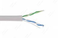 LC1-C5E02-111 ITK Кабель связи витая пара U/UTP, кат.5E 2х2х24AWG solid, PVC, 500м, серый