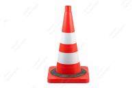 Конус сигнальный КС 2.8.0 с 2 светоотражающими полосами и утяжелителем