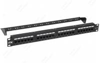 PP24-1UC5EU-D05-1 ITK 1U патч-панель кат.5Е UTP, 24 порта (Dual) с каб.орг.