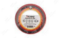 KR-09-2604 Изолента ПВХ KRANZ 0.13х15 мм, 20 м, красная упаковка 10 роликов