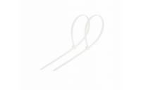 07-0120 Хомут-стяжка кабельная нейлоновая REXANT 120 x2,5 мм, белая, упаковка 100 шт.