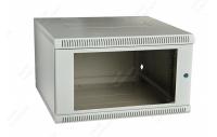 Шкаф телекоммуникационный настенный разборный 19”,9U(600x650), ШТ-НСр-9U-600-650-С дверь стекло ССД