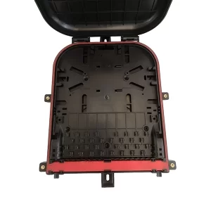 Оптическая кросс-муфта ОКМ-3023-18SC-162-М(П)-18К/2PLC8 (черная) винты с пластиковой головкой