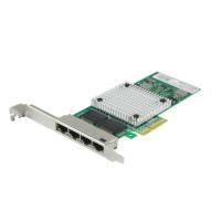 Сетевая карта Gigabit Ethernet, 4 RJ-45, 4*10/100/1000Base-T, 1,25 Гбит/с, Intel i350