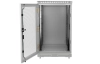 Шкаф телекоммуникационный напольный 19",18U(600x800), ШТ-НП-18U-600-800-П, передняя дверь перфорированная ССД