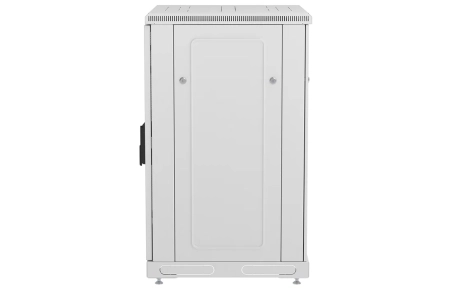 Шкаф телекоммуникационный напольный 19",18U(600x800), ШТ-НП-18U-600-800-П, передняя дверь перфорированная ССД