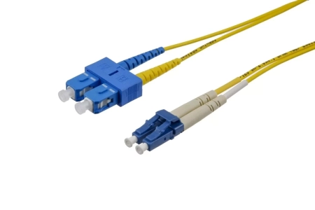 Оптический патчкорд LC/UPC-SC/UPC, SM G652D, 3.0mm, duplex, LSZH, 0.5M