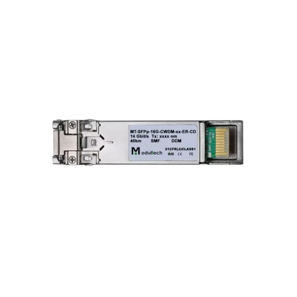 Модуль SFP+ CWDM 16 Гбит/с, 40 км, 1610 нм, SMF, LC