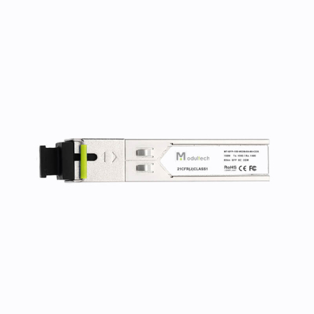 Модуль SFP WDM 155 Мбит/с, 80 км, 1550/1490 нм, SMF, SC