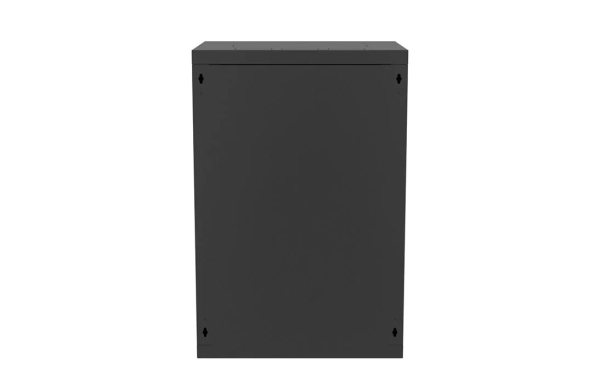 Шкаф телекоммуникационный настенный разборный черный 19”,18U(600x650), ШТ-НСр-18U-600-650-М-Ч дверь металл ССД