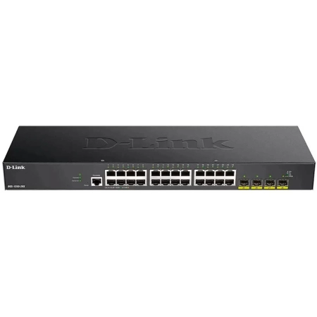 Коммутатор D-Link DGS-1250-28X/A1A 24G 4SFP+ управляемый