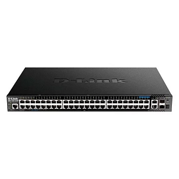 Коммутатор D-Link DGS-1520-52MP/A1A 48G 2x10G 2SFP+ 48PoE+ 370W управляемый