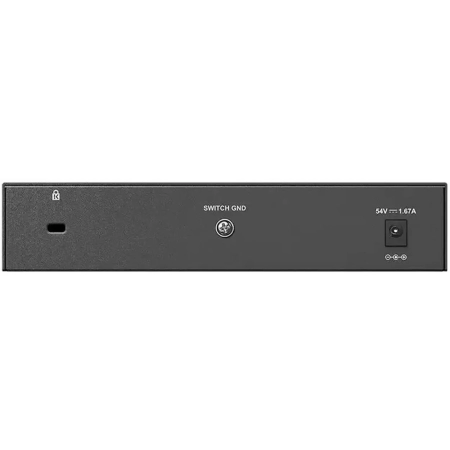 Коммутатор D-Link DGS-1008P, 8 портов 10/100/1000Base-T, PoE 802.3af 52W неуправляемый