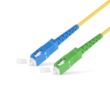 Оптический патчкорд SC/UPC-SC/APC, SM G652D, 3.0mm, LSZH, 1M