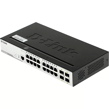 Коммутатор D-Link DGS-3000-20L/B1A 16G 4SFP управляемый