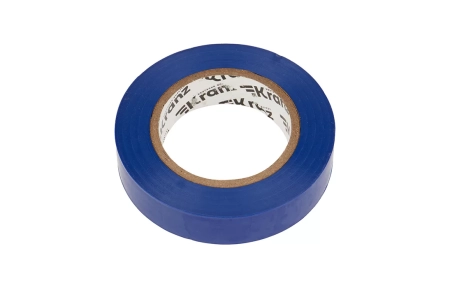 KR-09-2605 Изолента ПВХ KRANZ 15 мм х 20 м, синяя, упаковка 10 роликов