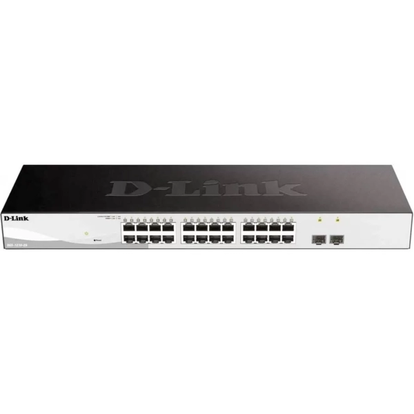 Коммутатор D-Link DGS-1210-26, 24 порта 10/100/1000Base-T, 2 порта SFP 1000Base-X управляемый