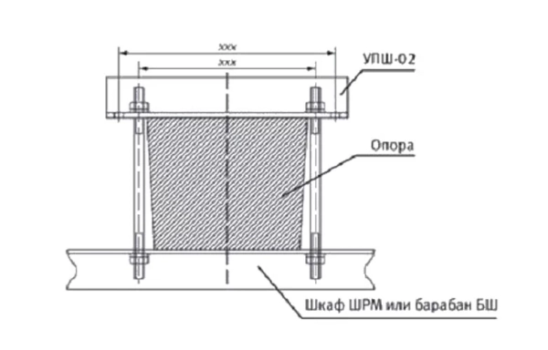 Узел крепления УПШ-02 ССД