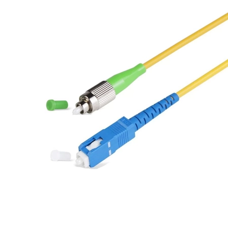 Оптический патчкорд FC/APC-SC/UPC, SM G652D, 3.0mm, LSZH, 1M