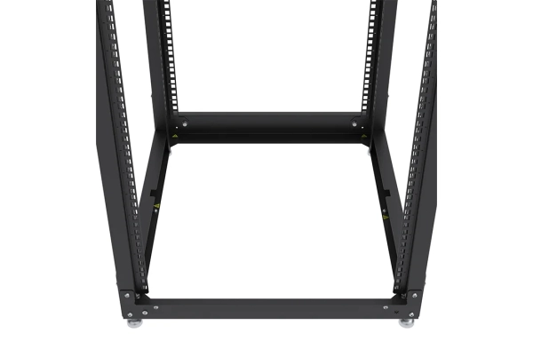 Стойка телекоммуникационная двухрамная открытая СТ-38U-800-2М-Э-Ч черная 9005
