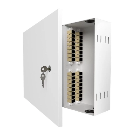 Кросс распределительный настенный КРН, 32, MM, укомплектованный 32 SC/PC