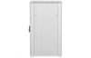 Шкаф телекоммуникационный напольный 19",27U(600x600), ШТ-НП-27U-600-600-С, передняя дверь стекло ССД
