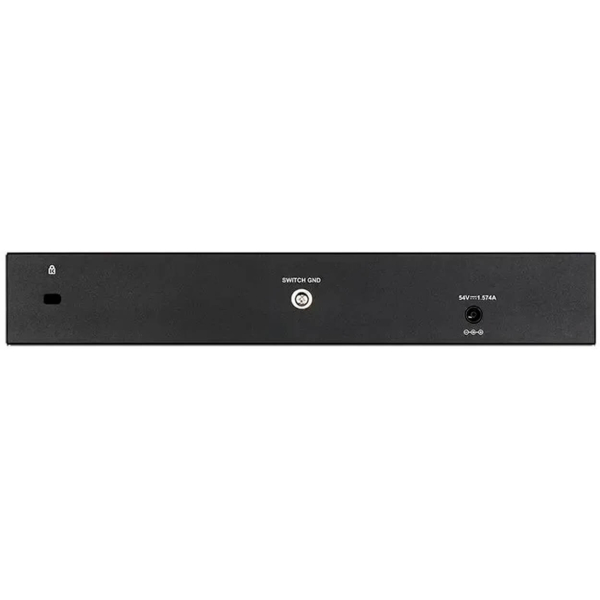 Коммутатор D-Link DGS-1210-10P/FL1A 8G 2SFP 8PoE+ 65W управляемый