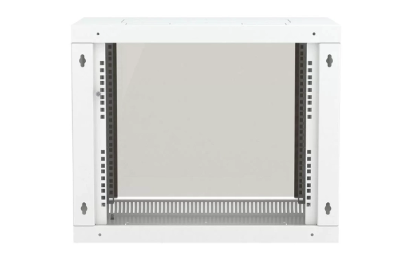 Шкаф телекоммуникационный настенный разборный 19”,15U(600x350), ШТ-НСр-15U-600-350-С дверь стекло ССД