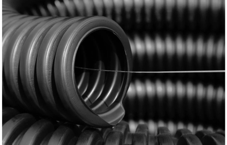 Труба ССД-Пайп OD=125 мм, 1300N, SN22, с протяжкой (бухта 50 м)