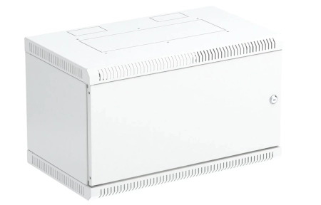 Шкаф телекоммуникационный настенный разборный 19”,6U(600x550), ШТ-НСр-6U-600-550-М дверь металл ССД