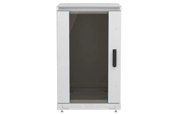 Шкаф телекоммуникационный напольный 19",18U(600x600), ШТ-НП-18U-600-600-С, передняя дверь стекло ССД