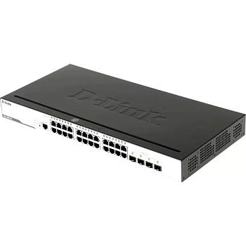 Коммутатор D-Link DGS-3000-28L/B1A 24G 4SFP управляемый
