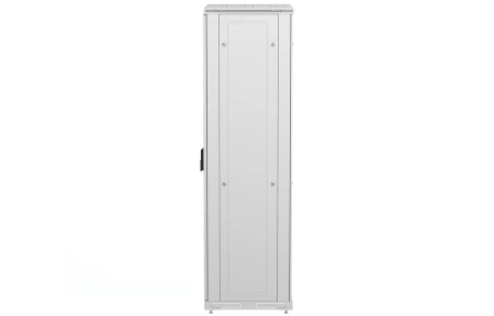 Шкаф телекоммуникационный напольный 19",42U(600x1000), ШТ-НП-42U-600-1000-П, передняя дверь перфорированная ССД