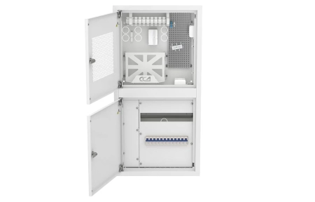 Шкаф распределительный вводной квартирный,встраиваемый (СС+ЭОМ) 2 комнаты ШРВ-К-2