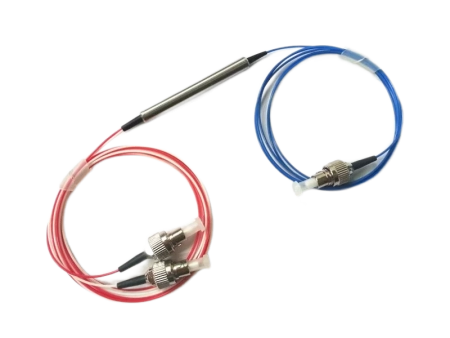 Оптический сплиттер FBT 1х2, 50/50, SM, 0.9mm, 1M, гильза, 1310/1550, FC/UPC