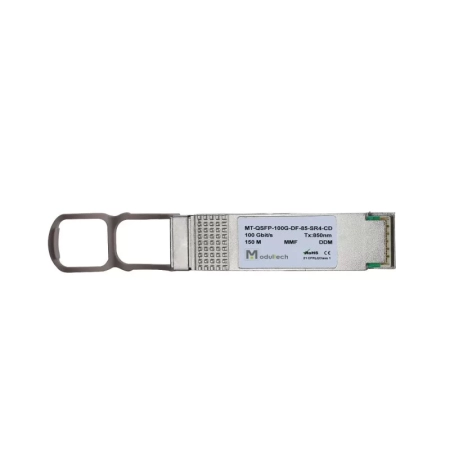 Модуль QSFP28 MPO 100 Гбит/с, 0,1 км, 850 нм, MMF